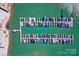 Aerial view of boat slips in the community at 127 Lakewood Circle Dr, Mooresville, NC 28117