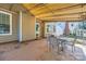 Outdoor patio featuring a dining table and open space at 127 Lakewood Circle Dr, Mooresville, NC 28117
