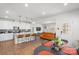 Open-concept kitchen and living area with a seamless flow for modern living at 13044 Cottage Crest Ln, Charlotte, NC 28273