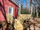 Wooden deck with new stairs at 1610 India Hook Rd # 26, Rock Hill, SC 29732