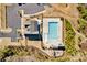 Aerial view of the community pool and clubhouse amenities with ample parking at 2172 Paddlers Cove Dr, Clover, SC 29710