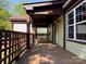 Enjoy the outdoors on the cozy back deck, perfect for relaxing and entertaining at 3332 Draper Ave, Charlotte, NC 28205