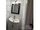 Small bathroom featuring a vanity and a faucet at 3332 Draper Ave, Charlotte, NC 28205
