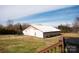 Large barn in backyard of property at 3991 Bunker Hill School Rd, Claremont, NC 28610