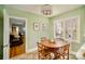 Charming breakfast nook features tiled floor, window and cozy seating area with a view at 401 N Inman Ave, Bessemer City, NC 28016