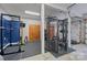 Home gym with weightlifting equipment and rubber flooring, a fitness enthusiast's dream at 4739 Binfords Ridge Rd, Charlotte, NC 28226