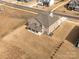 Aerial view of home showcasing a large yard and covered patio, perfect for outdoor living at 611 Yucatan Dr, Waxhaw, NC 28173