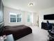 A large bedroom offers natural light from many windows and easy access to the ensuite bathroom at 611 Yucatan Dr, Waxhaw, NC 28173