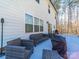 This home features an expansive deck with outdoor seating for entertaining and relaxation at 1004 Loganberry Ln, Salisbury, NC 28146