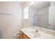 Bathroom featuring a vanity with a sink, a mirror, a toilet, and a shower with a curtain at 1386 Walnut Hill Dr, Rock Hill, SC 29732