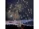 Fireworks display over a tree line at 145 Milford Cir, Mooresville, NC 28117