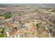 An overhead view reveals the property's lot, backyard pool, and neighborhood, nestled amidst lush foliage and surroundings at 2659 Surrey Dr, Lincolnton, NC 28092