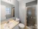 Bathroom featuring a sink and shower at 6126 Eagle Peak Dr, Charlotte, NC 28214