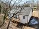 Exterior aerial view of home featuring a deck and white siding at 619 Berkshire Dr, Statesville, NC 28677