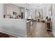 Modern kitchen with stainless steel appliances, island seating and lots of counter space at 619 Berkshire Dr, Statesville, NC 28677