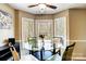 Cozy dining area with modern table and natural light at 7921 Altacrest Dr, Concord, NC 28027