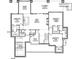 Lower level floor plan including bedrooms, rec room, game nook, and home theater at Lot 17 Ridgeview Ln, Iron Station, NC 28080