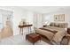 Bedroom with warm decor, a bed, desk, and vintage accessories providing style and comfort at 1133 Bloom Wood Ln, Matthews, NC 28105