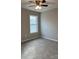 Bedroom with carpet floors, a ceiling fan, and a window at 1425 Wildwood Dr, Kannapolis, NC 28081