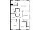 Second floorplan showcasing a primary bedroom suite, additional bedrooms, a laundry room, and two bathrooms at 246 Tail Race Ln, Fort Mill, SC 29715