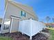 View of the exterior, showing a fenced yard for privacy and outdoor enjoyment at 2643 Meadow Knoll Dr, Charlotte, NC 28269