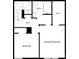 Upstairs floor plan showcasing bedrooms, a primary bedroom, bathroom, walk-in closet and a central hall at 2643 Meadow Knoll Dr, Charlotte, NC 28269
