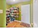 Walk-in pantry with shelving for ample storage at 3247 Bamburgh Ct, Charlotte, NC 28216