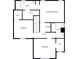 Detailed floor plan showcasing the layout of the second floor with bedrooms, walk-in closets, laundry, and bathrooms at 4070 Shasta Cir, Clover, SC 29710