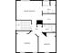 Second floor plan showing primary bedroom, bedrooms, and bathroom layout at 5084 Parkview Way, Matthews, NC 28104