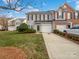 Charming two-story home with landscaped front yard and attached one car garage at 5084 Parkview Way, Matthews, NC 28104