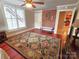 Bedroom with brick wall and decorative rug at 720 9Th Nw Ave, Hickory, NC 28601