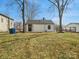 Spacious backyard featuring a well-maintained lawn and mature trees at 811 Austin St, Albemarle, NC 28001