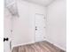 Walk-in closet with wood-look floors and wire shelving at 107 Megby Trl, Statesville, NC 28677