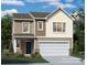 Two-story home with a two-car garage, lovely curb appeal, and great natural lighting at 13108 Hampton Bay Ln, Charlotte, NC 28262