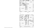 Floor plan of a two-story house with a living room, kitchen, and bedrooms at 14325 Rocky River E Rd, Davidson, NC 28036