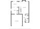 Layout of the home featuring a 2-car garage, kitchen, dining area, living room, foyer and bath at 1541 Arborgate Dr, Rock Hill, SC 29732