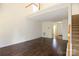 Large living room featuring hardwood floors and staircase at 1541 Arborgate Dr, Rock Hill, SC 29732