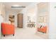 Hallway featuring stylish decor, comfortable seating, and an open view into other rooms at 216 Giant Oak Ave, Statesville, NC 28677