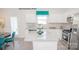 Modern kitchen with a center island, stainless steel appliances, and ample counter space at 216 Giant Oak Ave, Statesville, NC 28677