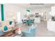 Bright living room and kitchen area with an open layout, stainless appliances at 216 Giant Oak Ave, Statesville, NC 28677