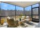 Inviting screened-in porch with comfortable seating and tranquil views, perfect for relaxing and entertaining at 2802 15Th Avenue Se Pl, Hickory, NC 28602