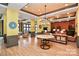 Community lounge area with comfortable seating, a chandelier, and a variety of decor at 3004 Fallondale Rd, Waxhaw, NC 28173
