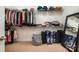Walk-in closet with wire shelving, carpet flooring, and space for storage at 3004 Fallondale Rd, Waxhaw, NC 28173