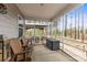 Comfortable screened porch and patio are perfect for entertaining at 1029 Dali Blvd, Mount Holly, NC 28120