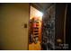Walk-in closet area featuring a built-in shelving unit for storage at 351 York Spann Rd, Hamptonville, NC 27020