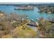 Stunning lakefront estate with lush green lawns and a private dock, perfect for enjoying waterfront activities at 4164 54Th Ne Ave, Hickory, NC 28601