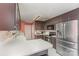 Updated kitchen boasting stainless steel appliances, modern countertops, and abundant cabinet space at 706 Skinner Rd, Shelby, NC 28152