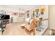 Upstairs bonus room features comfortable seating, and sports-themed decorations at 10230 Blackstock Rd, Huntersville, NC 28078