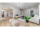 Open concept living area featuring hardwood floors and modern decor at 1111 Barrington St, Wadesboro, NC 28170