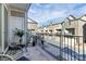Relaxing balcony area overlooking the community, with comfortable seating and stylish decor at 1244 Madison Towns Ln, Charlotte, NC 28209